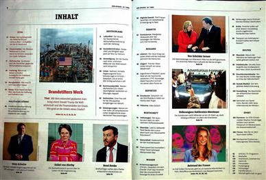 Der Spiegel Inhaltsverzeichnis