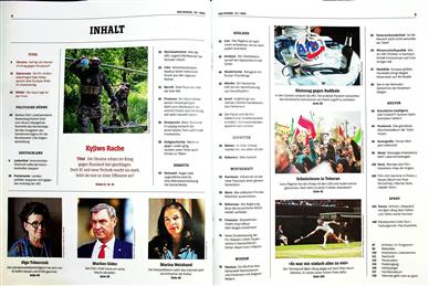 Der Spiegel Inhaltsverzeichnis