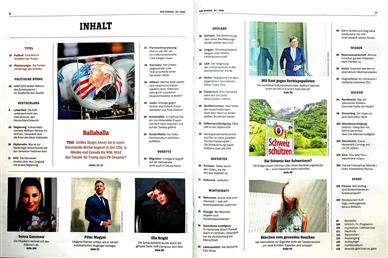 Der Spiegel Inhaltsverzeichnis