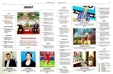 Der Spiegel Inhaltsverzeichnis