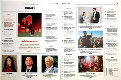 Der Spiegel Inhaltsverzeichnis
