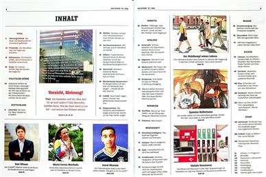 Der Spiegel Inhaltsverzeichnis