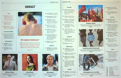 Der Spiegel Inhaltsverzeichnis