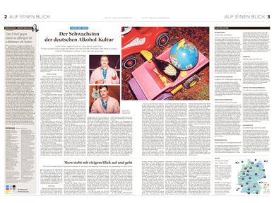 Die Welt (Mo-Fr) Inhaltsverzeichnis