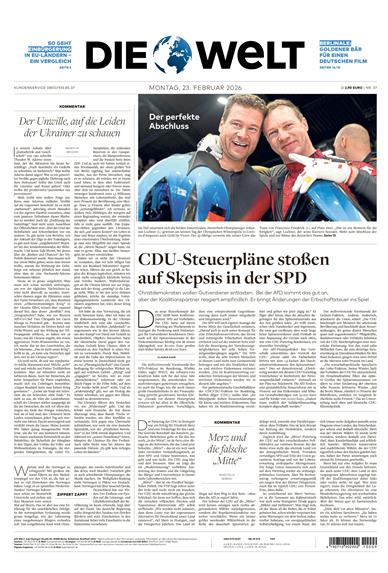 Die Welt (Mo-Fr) Inhaltsverzeichnis