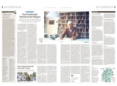 Die Welt (Mo-Fr) Inhaltsverzeichnis