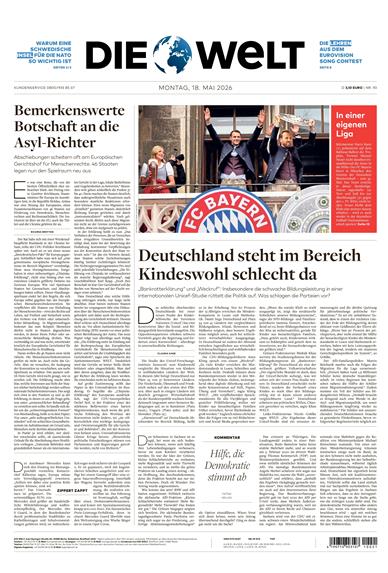 Die Welt (Mo-Fr) Inhaltsverzeichnis