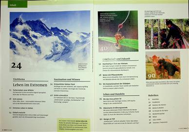 Natur Inhaltsverzeichnis