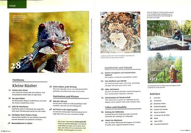 Natur Inhaltsverzeichnis