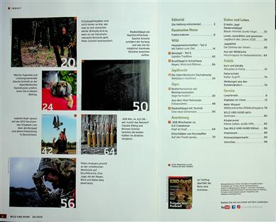 Wild und Hund Inhaltsverzeichnis