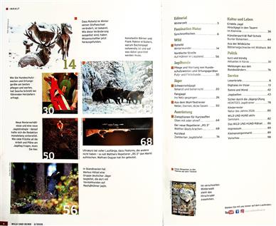 Wild und Hund Inhaltsverzeichnis