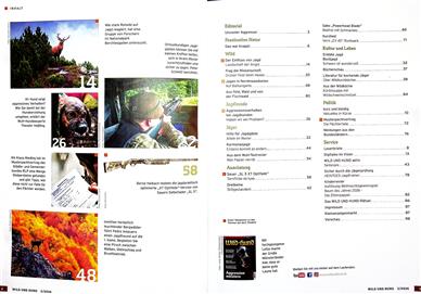 Wild und Hund Inhaltsverzeichnis