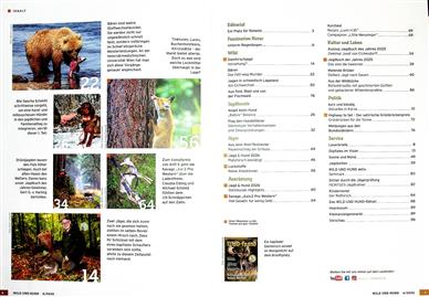 Wild und Hund Inhaltsverzeichnis