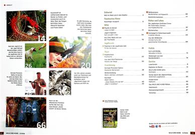 Wild und Hund Inhaltsverzeichnis