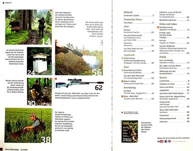 Wild und Hund Inhaltsverzeichnis