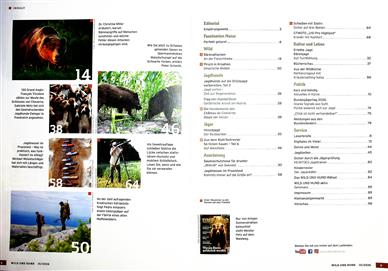 Wild und Hund Inhaltsverzeichnis