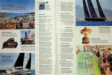 Yacht Inhaltsverzeichnis