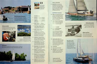 Yacht Inhaltsverzeichnis