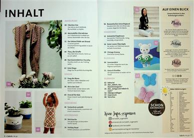 Häkeln Das Maschenmagazin Inhaltsverzeichnis
