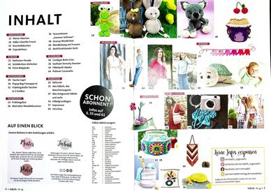 Häkeln Das Maschenmagazin Inhaltsverzeichnis