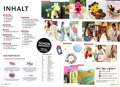 Häkeln Das Maschenmagazin Inhaltsverzeichnis
