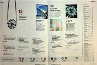 Börse Online (Print) Inhaltsverzeichnis