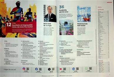 Börse Online (Print) Inhaltsverzeichnis