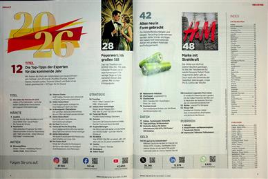 Börse Online (Print) Inhaltsverzeichnis