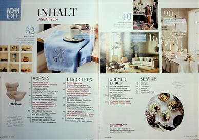 Wohnidee Inhaltsverzeichnis