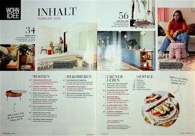 Wohnidee Inhaltsverzeichnis