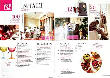 Wohnidee Inhaltsverzeichnis