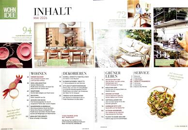 Wohnidee Inhaltsverzeichnis