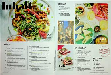 Essen & Trinken Inhaltsverzeichnis