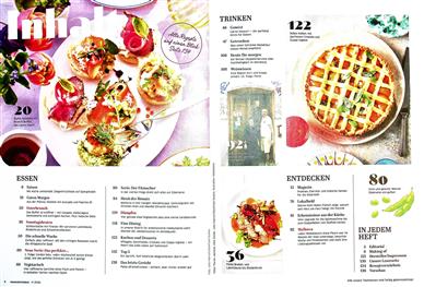 Essen & Trinken Inhaltsverzeichnis