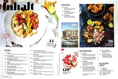 Essen & Trinken Inhaltsverzeichnis