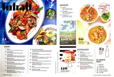 Essen & Trinken Inhaltsverzeichnis