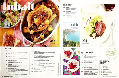 Essen & Trinken Inhaltsverzeichnis