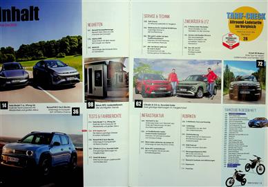 Elektroautomobil Inhaltsverzeichnis