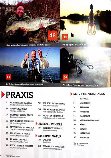 Fisch & Fang Inhaltsverzeichnis