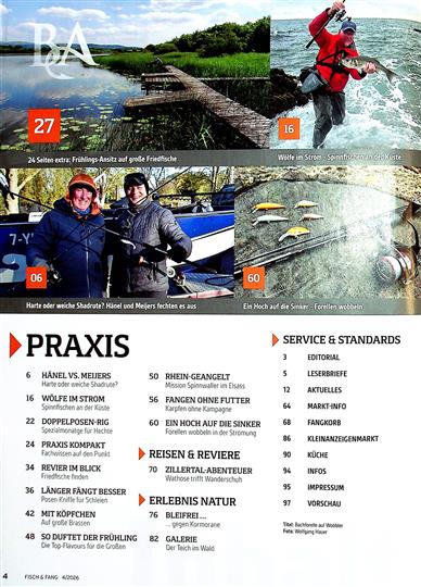 Fisch & Fang Inhaltsverzeichnis