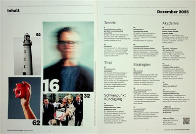 Harvard Business Manager Inhaltsverzeichnis