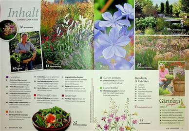 GartenFlora Inhaltsverzeichnis
