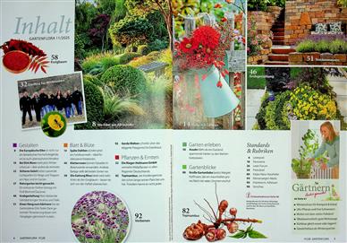 GartenFlora Inhaltsverzeichnis