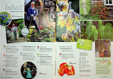 GartenFlora Inhaltsverzeichnis