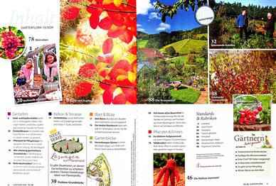 GartenFlora Inhaltsverzeichnis