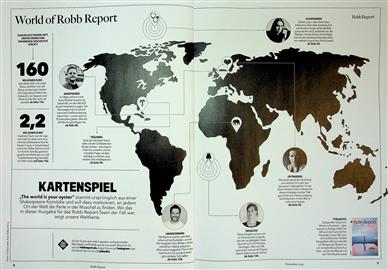 Robb Report Inhaltsverzeichnis