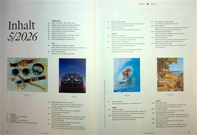 Robb Report Inhaltsverzeichnis