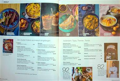 Lust auf Genuss Inhaltsverzeichnis