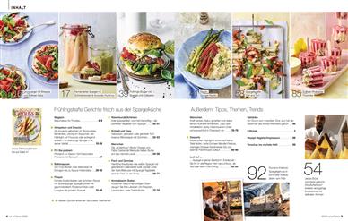 Lust auf Genuss Inhaltsverzeichnis