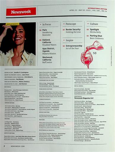 Newsweek Inhaltsverzeichnis